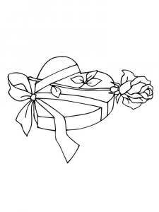 Gift coloring page 27 - Free printable