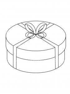 Gift coloring page 31 - Free printable