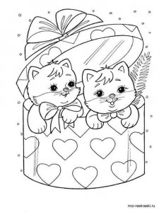 Gift coloring page 48 - Free printable