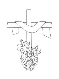 Good Friday coloring page 1 - Free printable