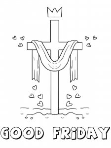 Good Friday coloring page 11 - Free printable