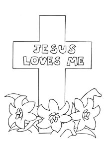 Good Friday coloring page 7 - Free printable