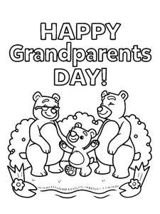 Grandparents Day coloring page 10 - Free printable