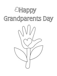Grandparents Day coloring page 11 - Free printable