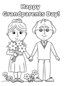 Grandparents Day coloring page 13 - Free printable