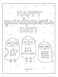 Grandparents Day coloring page 14 - Free printable