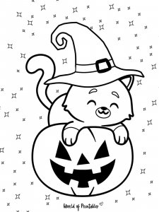 Cute Halloween coloring page 14 - Free printable