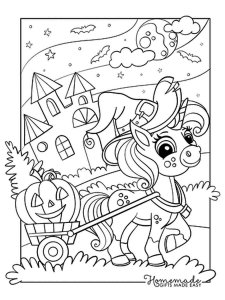 Cute Halloween coloring page 16 - Free printable
