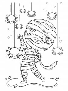 Cute Halloween coloring page 19 - Free printable