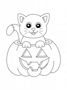 Cute Halloween coloring page 22 - Free printable