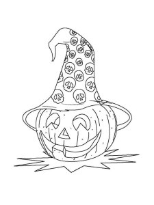 Cute Halloween coloring page 7 - Free printable