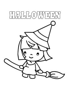 Cute Halloween coloring page 8 - Free printable