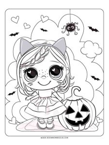 Cute Halloween coloring page 9 - Free printable