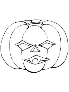 Halloween Mask coloring page 5 - Free printable