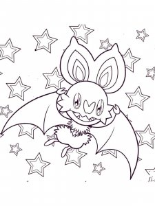 Pokemon Halloween coloring page 14 - Free printable