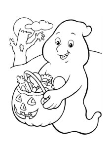 Trick or Treat coloring page 10 - Free printable