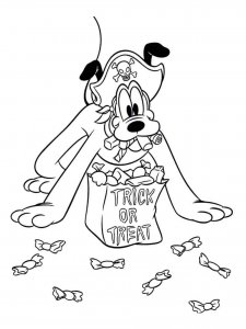 Trick or Treat coloring page 12 - Free printable