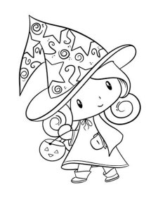 Trick or Treat coloring page 8 - Free printable