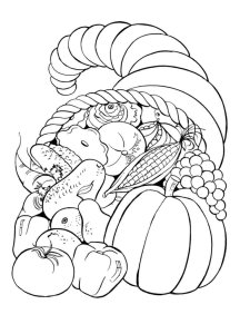 Harvest coloring page 1 - Free printable