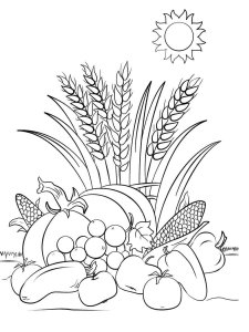 Harvest coloring page 10 - Free printable