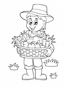 Harvest coloring page 5 - Free printable