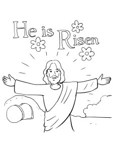 He Is Risen coloring page 13 - Free printable
