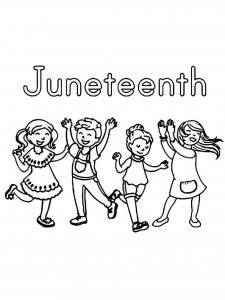 Juneteenth coloring page 7 - Free printable
