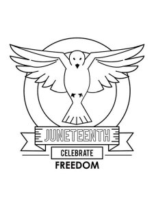 Juneteenth coloring page 9 - Free printable