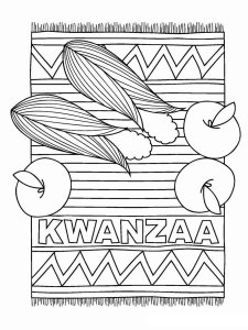 Kwanzaa coloring page 1 - Free printable