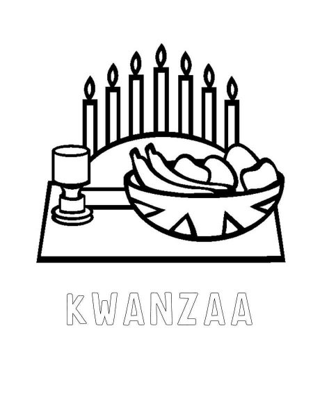 Kwanzaa Coloring Page Free Printable