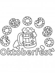 Oktoberfest coloring page 12 - Free printable