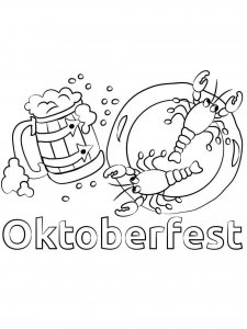 Oktoberfest coloring page 15 - Free printable