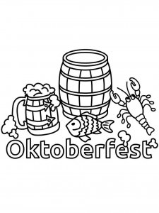 Oktoberfest coloring page 18 - Free printable