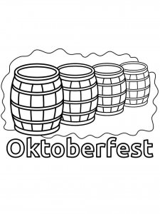 Oktoberfest coloring page 7 - Free printable