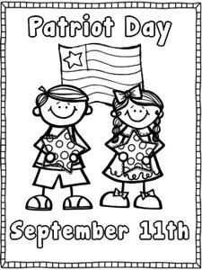 Patriot Day coloring page 3 - Free printable