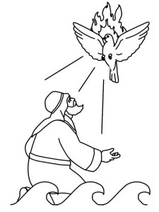 Pentecost coloring page 8 - Free printable