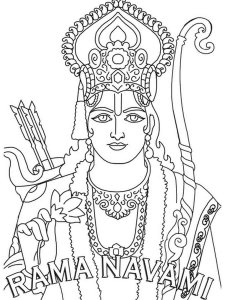 Rama Navami coloring page 4 - Free printable