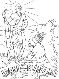 Rama Navami coloring page 7 - Free printable