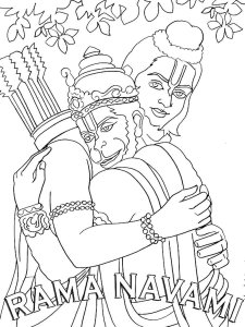 Rama Navami coloring page 8 - Free printable