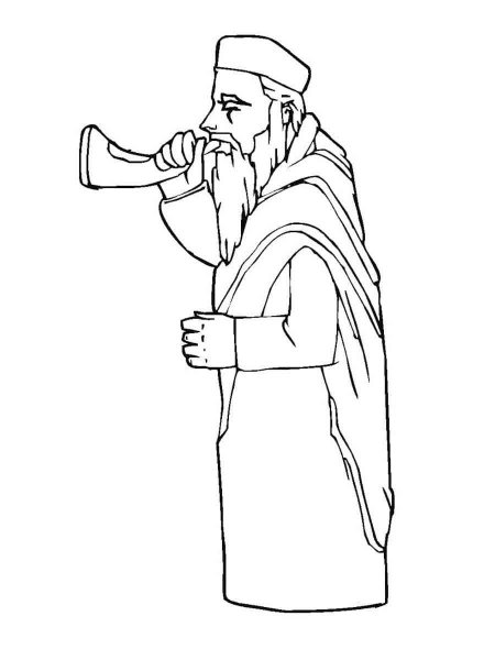 Rosh Hashanah coloring page Free printable Rosh Hashanah coloring page Free printable
