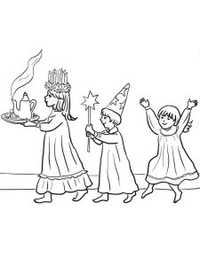 Saint Lucys Day coloring page 10 - Free printable