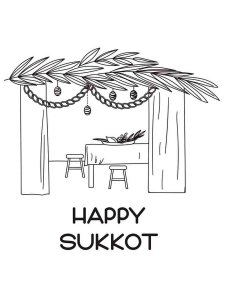 Sukkot coloring page 9 - Free printable