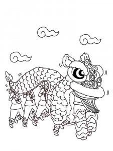 Chinese New Year coloring page 10 - Free printable