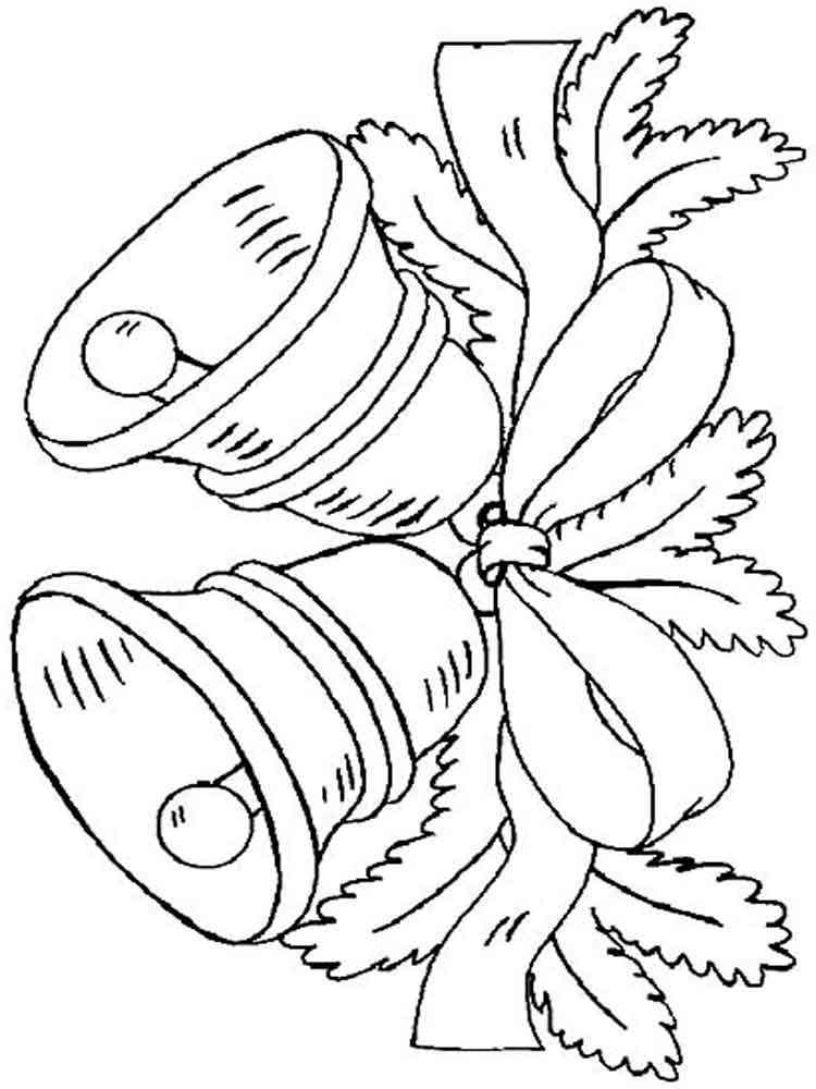 Download Christmas Bells coloring pages. Free Printable Christmas Bells coloring pages.