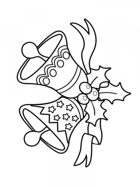 Christmas Bells coloring pages