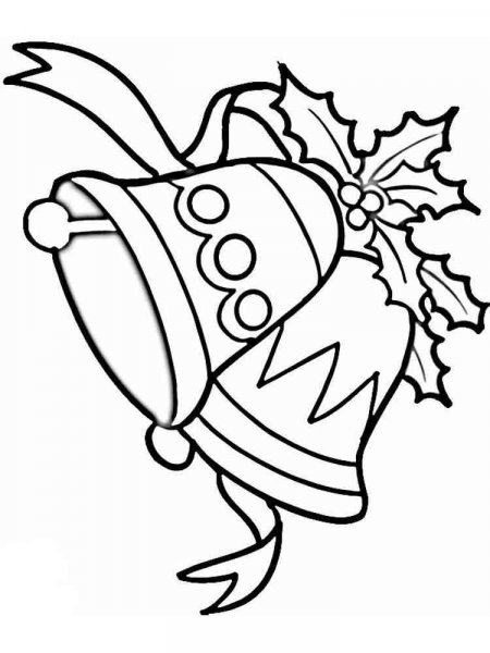 Christmas Bells coloring pages