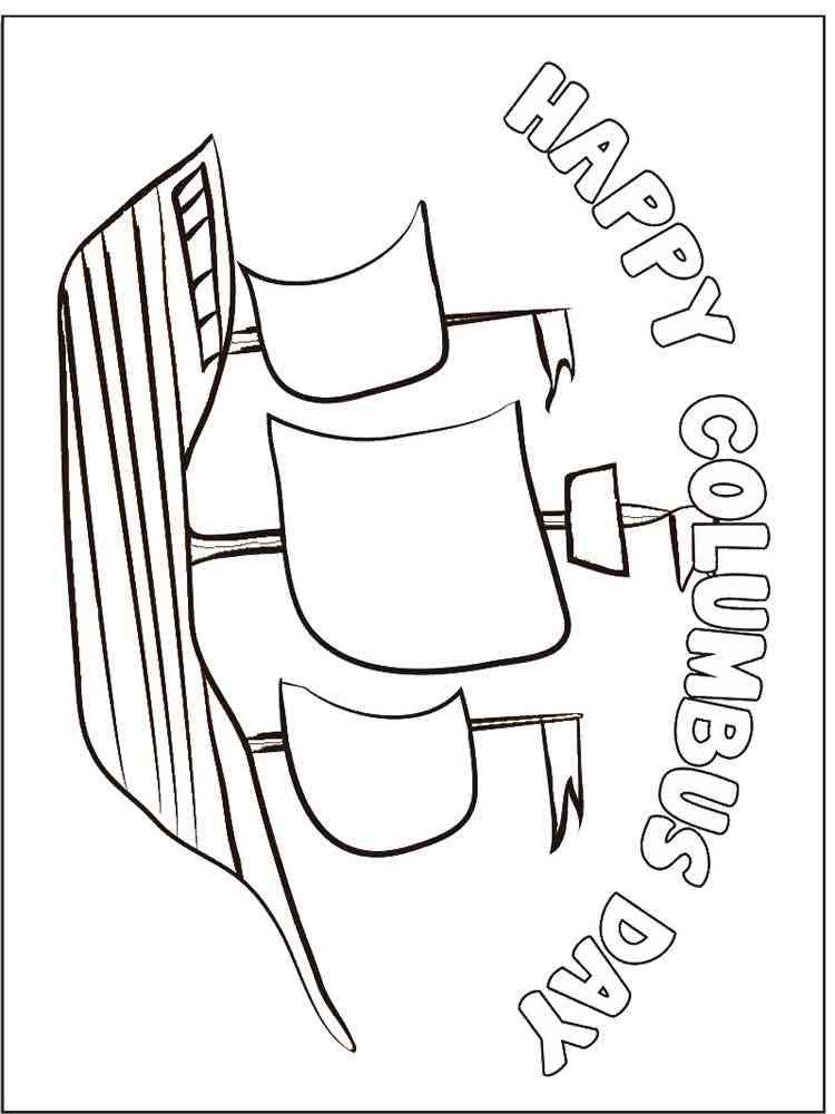 Columbus Day coloring pages. Free Printable Columbus Day coloring pages.