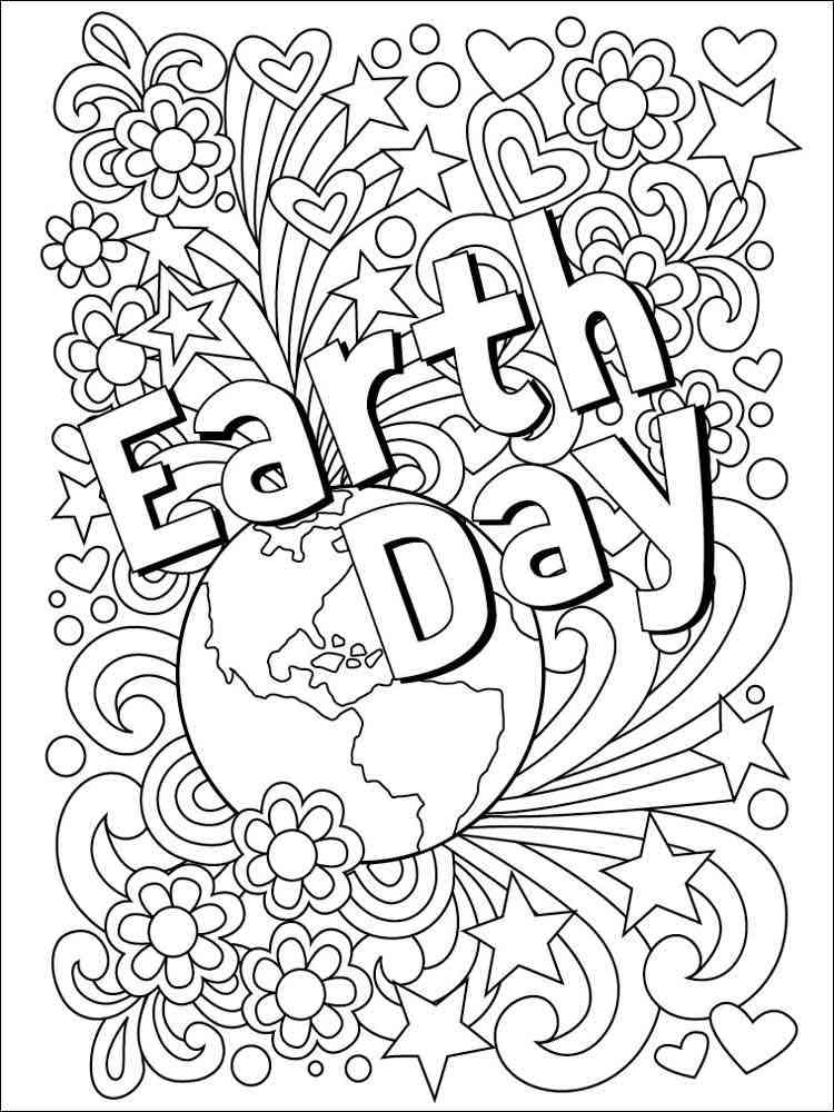Earth Day coloring pages. Free Printable Earth Day coloring pages.
