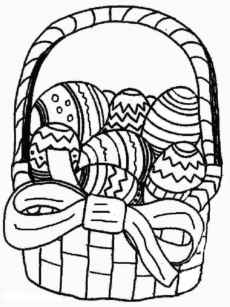 Printable Easter Basket Coloring Pages Printable Word Searches