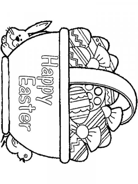 Easter Basket coloring pages